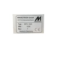 Mikrotron MFK 1020 Adapter B408