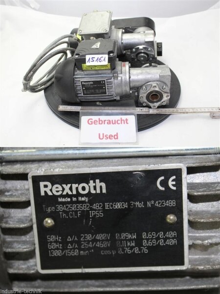 REXROTH 0,09 kw  86 min getriebemotor gearbox 384250060