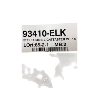 Wenglor WT 18 Reflexions-Lichttaster HN22P A 93410-ELK