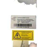 Lucius & Baer CFD1562-TS SN140 Bildschirm