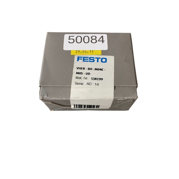 Festo VHER-BH-M04E-M05-UD 4/3-Wege Handhebelventil 538199
