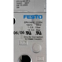 Festo CPV-14-VI Modulare Pneumatik-Ventileinheit 21254 18210