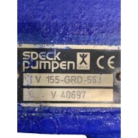 Speck Pumpen  V155-GRD-55J Vakuumpumpe 4kw Flüssigkeitsring