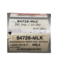 Rommel 84726-MLK Getriebemotor mit Encoder