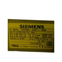 Siemens 1FK7022-5AK71-1SG0 Servomotor
