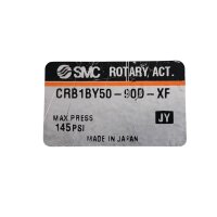 SMC CRB1BY50-90D-XF rotatorischer Pneumatik-Aktuator