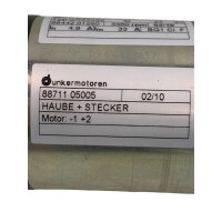 Dunkermotoren GR63X55 DC-Motor mit Schneckengetriebe
