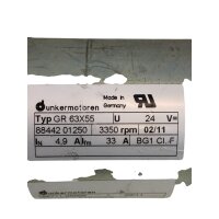 Dunkermotoren GR 63X55 DC-Motor