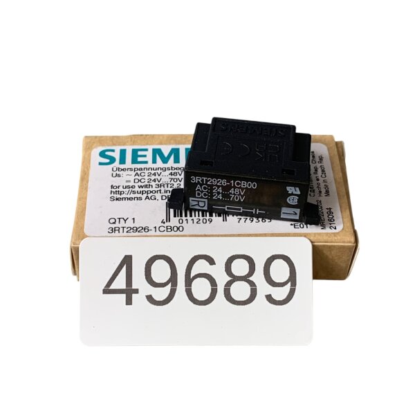 SET Inhalt 4 Stk. !!! Siemens 3RT2926-1CB00 Überspannungsbegrenzer