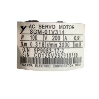 Yaskawa SGM-01V314 Servo Motor 100 W 3000 rpm