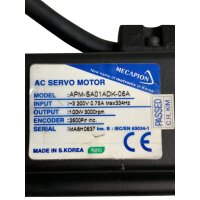 Macapion APM-SA01ADK-06A AC Servo Motor 100 W 3000 rpm