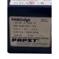 Papst Motoren KG I 34.30 - E 1000 D DC-Motor 200 W 6000 rpm