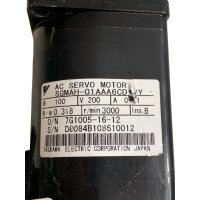 Yaskawa SGMAH-01AAA6CD- AC Servo Motor 100 W 3000 rpm