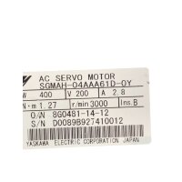 Yaskawa SGMAH-04AAA61D-OY AC Servo Motor 400 W 3000 rpm