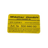 Mädler T56B4 AC 3-Phasen-Drehstrommotor mit Winkelgetriebe 2512581 1400 rpm