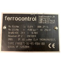 ferrocontrol FMR071-16-45-RBK-00 AC-Servomotor 4000 rpm