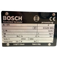 Bosch 6000 rpm Servomotor SF-A3.0093.060-10.050 6000 rpm