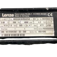 Lenze MDSKSRS056-33 Servomotor 00400310 mit Getriebe...