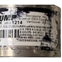 Micropump GZDQ57 JDS DGB24 Magnetgekuppelte Zahnradpumpe mit integr. Motor  und Steuerung 76011