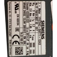 Siemens 1FK7042-5AF71-1DH3 Servomotor 0,51 kw 3000 rpm