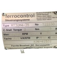 ferrocontrol MT30M4-35 Servomotor mit Drehgeber SAE-1020...