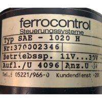 ferrocontrol MT30M4-35 Servomotor mit Drehgeber SAE-1020 H 4000 rpm