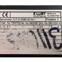 LUST FLP 21/0085-30 AA 1 Servomotor 3000 rpm
