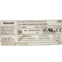 Rexroth MSK071D-0450-NN-M2-UG0-RNNN Servomotor 6000 rpm