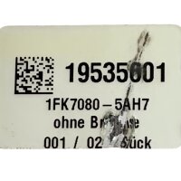 Siemens 1FK7080-5AH71-1FG0 AC-Servomotor 4500 rpm