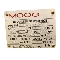 Moog T-3-V3-045-10-02-00 Servomotor 4000 rpm
