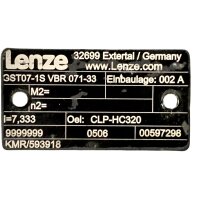 Lenze MDSKSRS071-33 Servomotor 00400431 mit Getriebe GST07-1S VBR 071-33