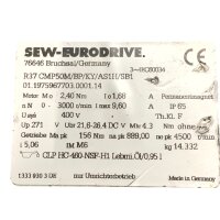 SEW R37 CMP50M/BP/KY/AS1H/SB1 Servomotor mit Getriebe 400...