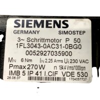 Siemens 1FL3043-0AC31-0BG0 Schrittmotor