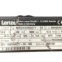 Lenze MDSKRSRS071-33 Servomotor 00400431 mit Getriebe...