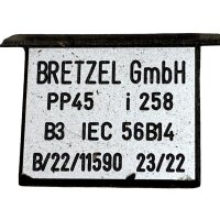 Groschopp IGKU 80-60 Drehstrommotor mit Getriebe PP45 Getriebemotor 85 W 1360-1630 rpm