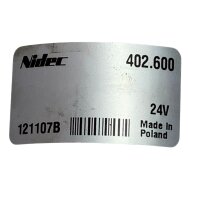 Nidec 402.600 Gleichstrommotor 24 V