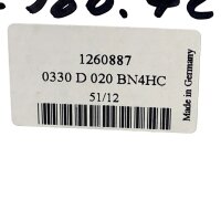 Hydac 1260887 Filterelement 0330 D 020 BN4HC