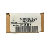 SET Inhalt 5 Stück!!! Phoenix Contact 27 44 58 4 Sub-D-Steckverbinder 91109