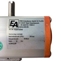 END-Armaturen EE620432 pneumatisch betätigter Kugelhahn