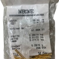 SET Inhalt 2 Stück!!! Intercontec BKUA199MR24580200000 Rundsteckverbinder 923 Kupplung