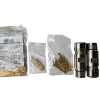 SET Inhalt 2 Stück!!! Intercontec BKUA199MR24580200000 Rundsteckverbinder 923 Kupplung