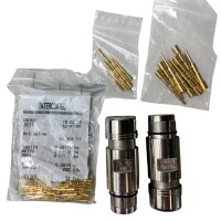 SET Inhalt 2 Stück!!! Intercontec BKUA199MR24580200000 Rundsteckverbinder 923 Kupplung