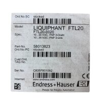 Endress + Hauser Liquiphant FTL20...