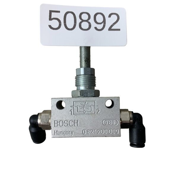 Bosch 0821200009 pneumatisches Drossel-Rückschlagventil
