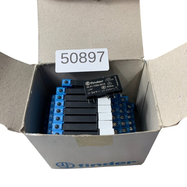 SET Inhalt 8 Stück!!! Finder 38.81.7.024.7048 Koppelrelais