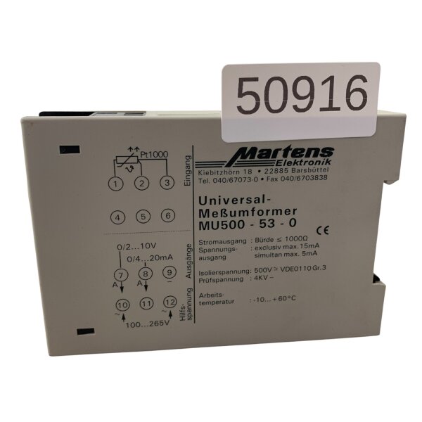 Martens MU500-53-0 Universal-Meßumformer