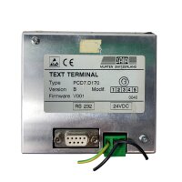 SAIA PCD7.D170 Textterminal Version B Firmware V001