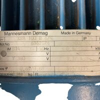 Demag KBA 100 B 6/4 Drehstrommotor 0,8 kW/1,2 kW