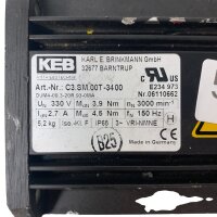 KEB C3.SM.00T-3400 Servomotor