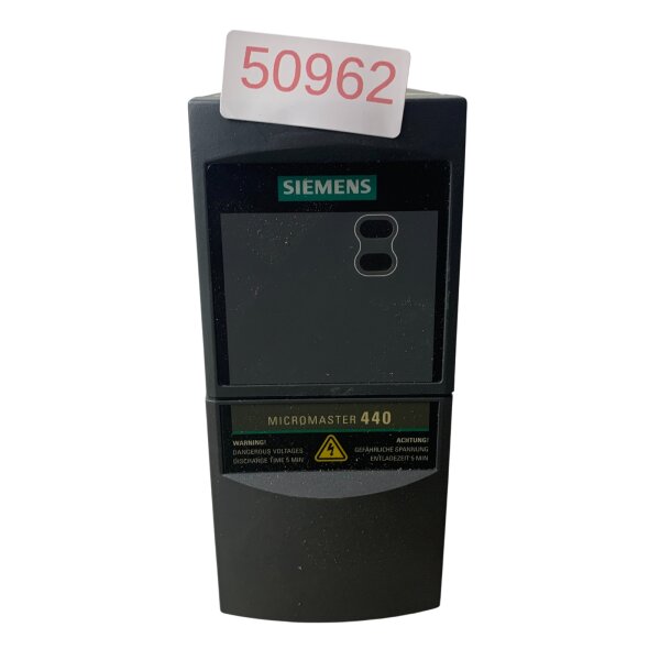 Siemens Micromaster 440 Frequenzumrichter 6SE6440-2AB12-5AA1